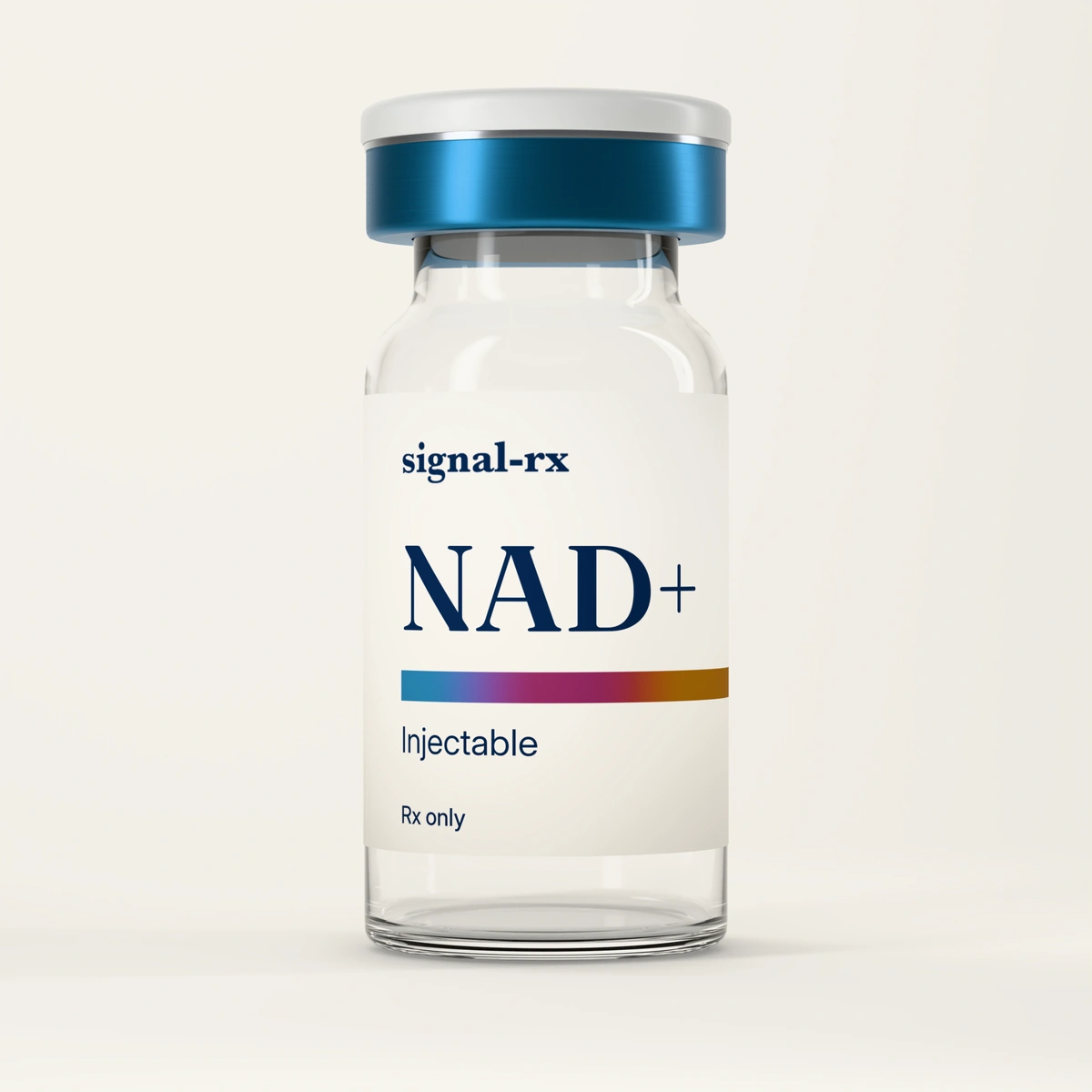 Signal-RX NAD+ injectable vial, front view